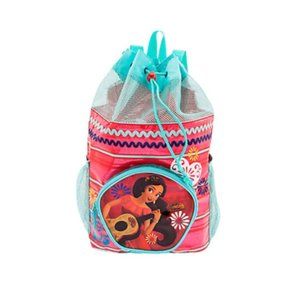 Disney Store Elena of Avalor Swim Beach Pool Backpack Mesh Drawstring Bag